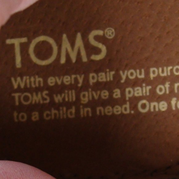 Toms Striped Casual Slip On Loafer Espadrille Flats blue Canvas, Size 6.5 - Picture 3 of 4